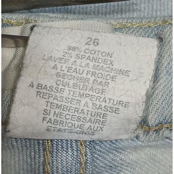 BDG Jeans Womens Size 26 Cigarette Skinny Light Wash Blue Denim - Picture 12 of 12